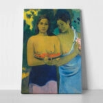 Πινακας σε καμβά PAUL GAUGUIN - TWO TAHITIAN WOMEN