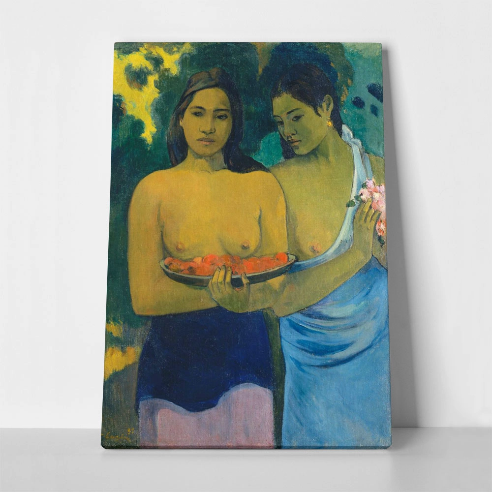 Πινακας σε καμβά PAUL GAUGUIN - TWO TAHITIAN WOMEN