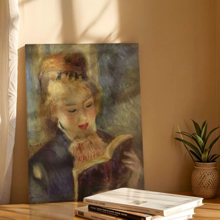Πινακας σε καμβά RENOIR - LA LISEUSE - Pierre Auguste Renoir