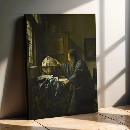 Πινακας σε καμβά VERMEER - THE ASTRONOMER - Johannes Vermeer