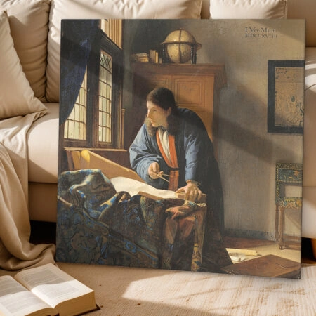 Πίνακας σε καμβά VERMEER - THE GEOGRAPHER - Johannes Vermeer