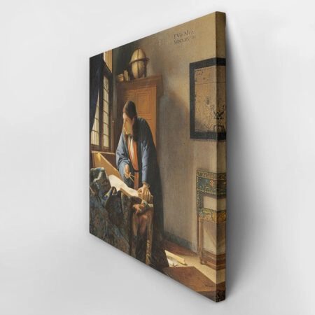 Πίνακας σε καμβά VERMEER - THE GEOGRAPHER - Johannes Vermeer Sticky 3