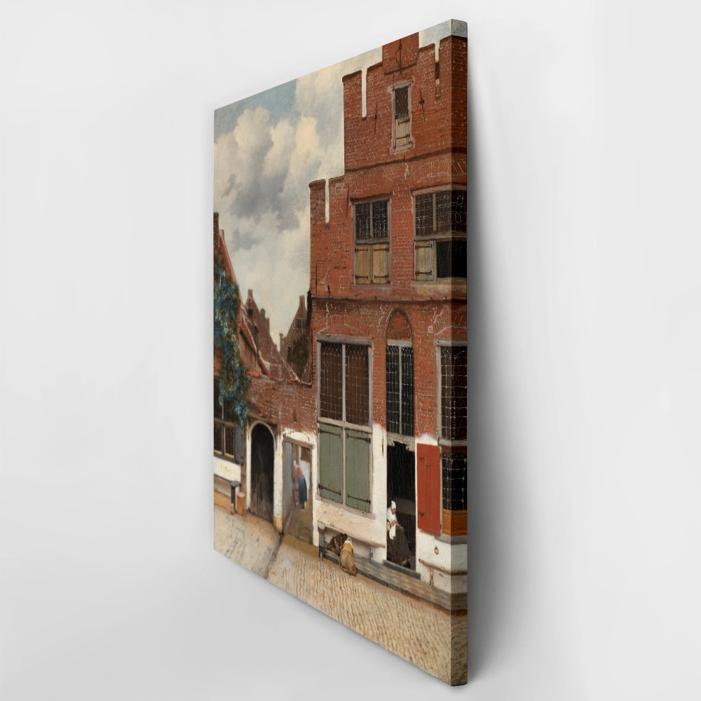 Πινακας σε καμβά VERMEER - THE LITTLE STREET