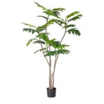 BREADFRUIT TREE ΔΕΝΤΡΟ ΤΕΧΝΗΤΟ ΣΕ ΓΛΑΣΤΡΑ 180 PE ΠΡΑΣΙΝΟ ΜΕΤΑΞΩΤΟ ΥΦΑΣΜΑ