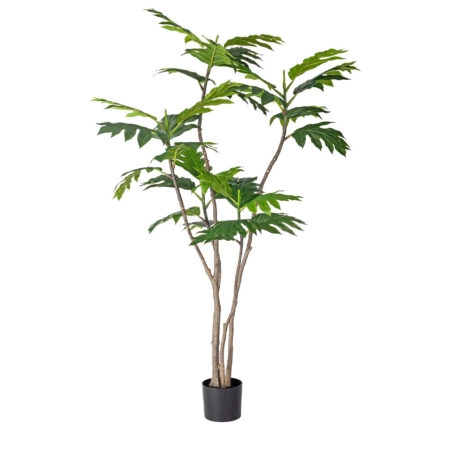 BREADFRUIT TREE ΔΕΝΤΡΟ ΤΕΧΝΗΤΟ ΣΕ ΓΛΑΣΤΡΑ 180 PE ΠΡΑΣΙΝΟ ΜΕΤΑΞΩΤΟ ΥΦΑΣΜΑ - Τροπικα και Ιδιαιτερα Τεχνητα φυτα