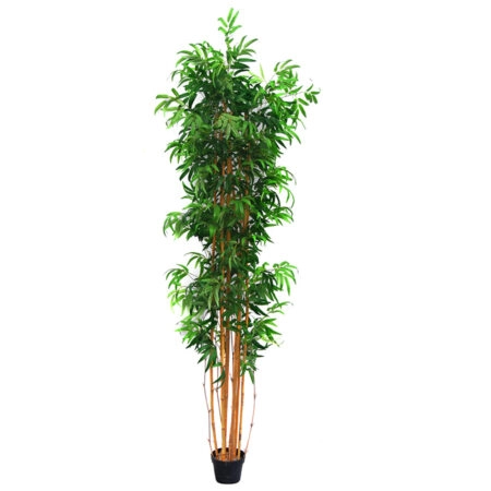 BAMBOO ΔΕΝΤΡΟ ΤΕΧΝΗΤΟ ΣΕ ΓΛΑΣΤΡΑ 220 ΥΦΑΣΜΑ ΠΡΑΣΙΝΟ BAMBOO - Τεχνητα Μπαμπου