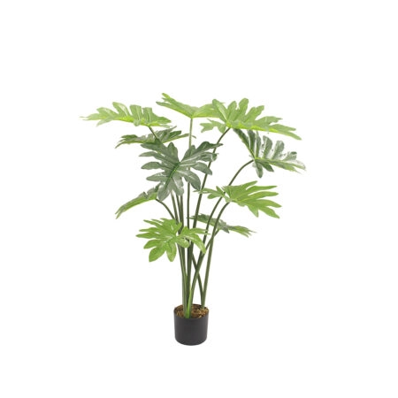 PHILODENDRON ΔΕΝΤΡΟ ΤΕΧΝΗΤΟ ΣΕ ΓΛΑΣΤΡΑ 130 PEVA ΠΡΑΣΙΝΟ - Τεχνητες Μονστερες και Φιλοδεντρα