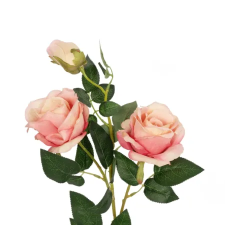 PINK ROSE 20984 Διακοσμητικό Φυτό Ροζ Τριαντάφυλλα  Υ38cm -  Sticky 1
