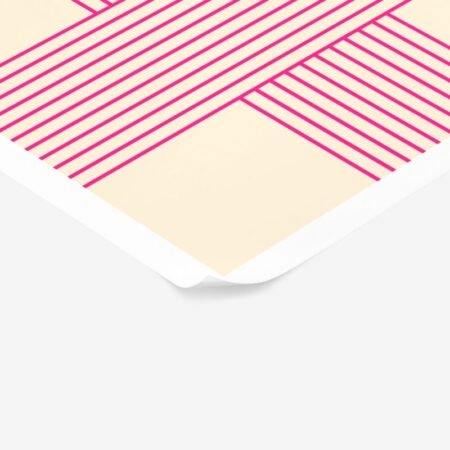 Πόστερ BAUHAUS PINK CIRCLE - Abstract - Αφηρημένα Sticky 2