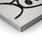 Σετ Τριπτυχος Πινακας σε καμβά CHILL ABSTRACT FACE ILLUSTRATIONS