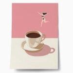 Πόστερ COFFEE DIVER PINK