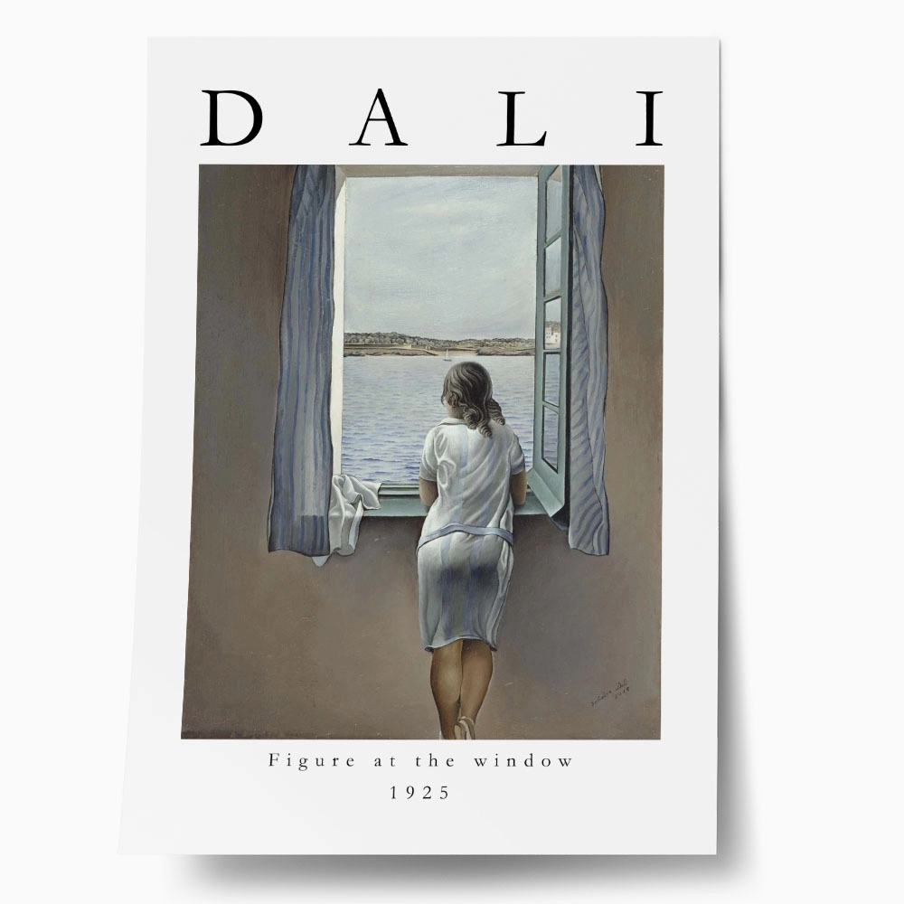 Πόστερ DALI - FIGURE AT THE WINDOW