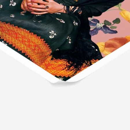 Πόστερ FRIDA KAHLO ON PINK FLORAL - Διασημοι Ζωγραφοι Sticky 2