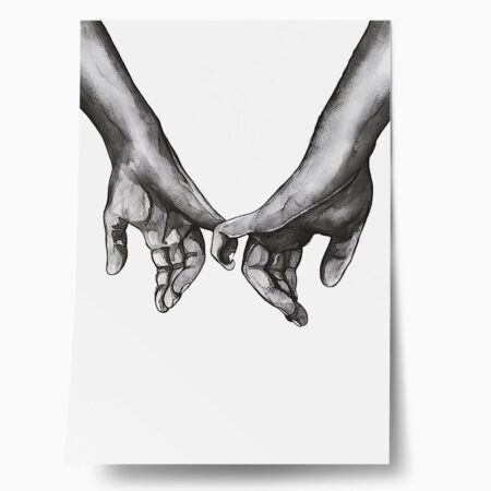 Πόστερ HOLDING HANDS 2 - Abstract - Αφηρημένα Sticky 1