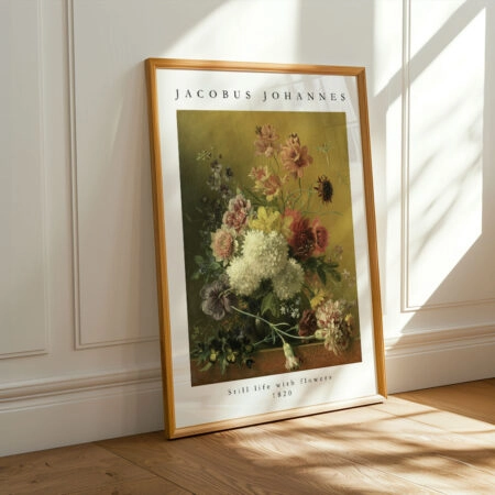 Πόστερ JACOBUS JOHANNES - STILL LIFE WITH FLOWERS - Διασημοι Ζωγραφοι