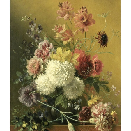Πόστερ JACOBUS JOHANNES - STILL LIFE WITH FLOWERS - Διασημοι Ζωγραφοι Sticky 3
