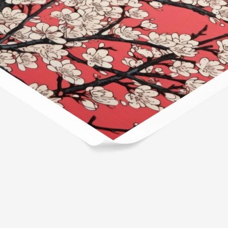 Πόστερ JAPANESE ALMOND BLOSSOM RED - Botanical - Λουλούδια Sticky 2