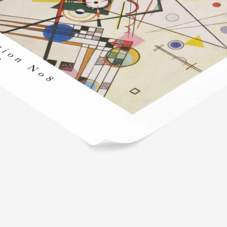 Πόστερ KANDINSKY - COMPOSITION No8 - Διασημοι Ζωγραφοι Sticky 6