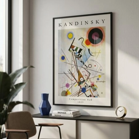 Πόστερ KANDINSKY - COMPOSITION No8 - Διασημοι Ζωγραφοι Sticky 3