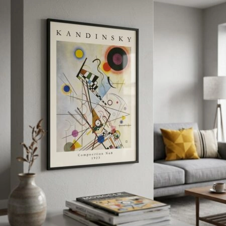 Πόστερ KANDINSKY - COMPOSITION No8 - Διασημοι Ζωγραφοι Sticky 4