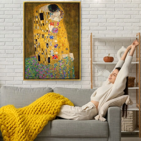 Πινακας σε καμβά KLIMT - KISS (FULL) - Gustav Klimt Sticky 5