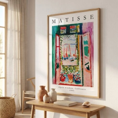 Πόστερ MATISSE - OPEN WINDOW, COLLIOURE - Διασημοι Ζωγραφοι Sticky 5