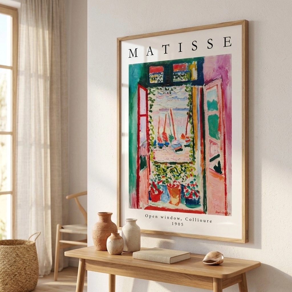 Πόστερ MATISSE - OPEN WINDOW, COLLIOURE