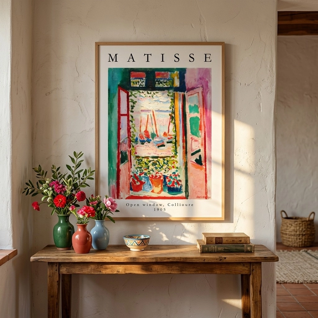 Πόστερ MATISSE - OPEN WINDOW, COLLIOURE