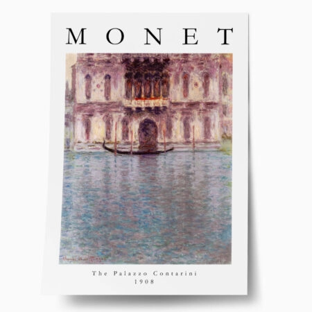Πόστερ MONET - THE PALAZZO CONTARINI - Διασημοι Ζωγραφοι Sticky 1