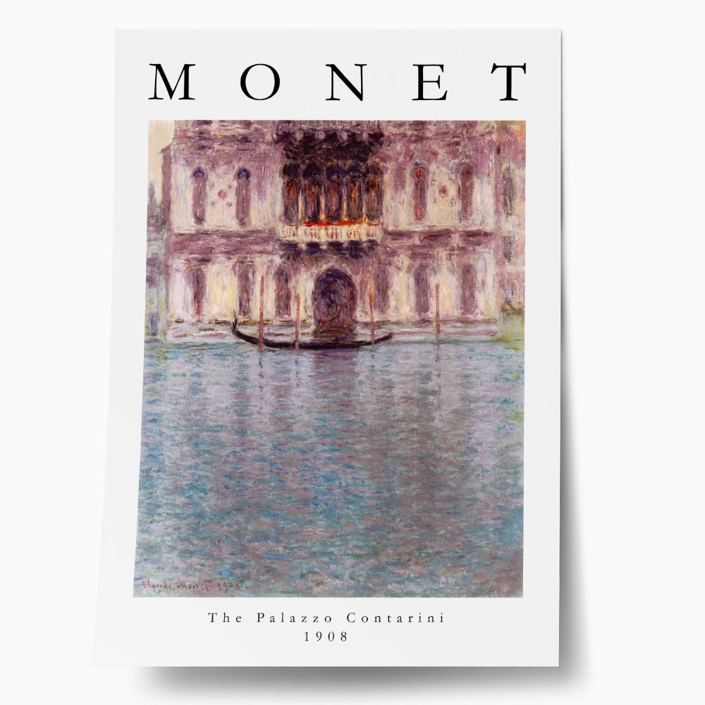 Πόστερ MONET - THE PALAZZO CONTARINI