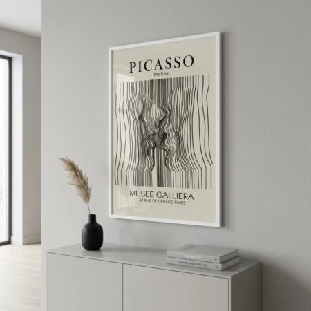 Πόστερ PICASSO - THE KISS LINEART - Διασημοι Ζωγραφοι Sticky 5