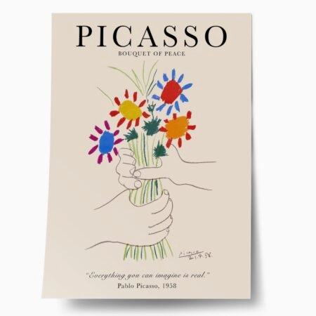 Πόστερ PICASSO - BOUQUET OF PEACE - Διασημοι Ζωγραφοι Sticky 1
