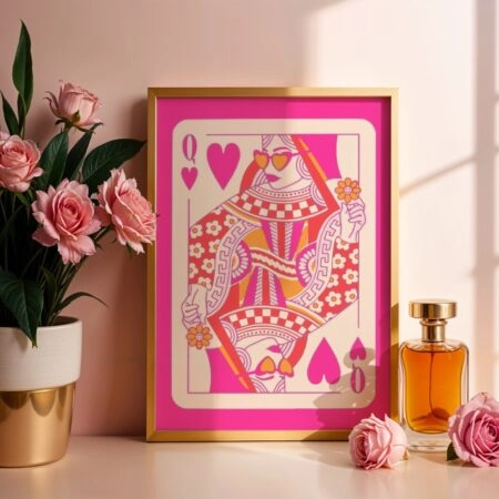 Πόστερ PINK QUEEN OF HEARTS - Πορτραιτα - Φιγουρες
