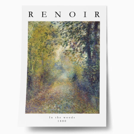 Πόστερ RENOIR - IN THE WOODS - Διασημοι Ζωγραφοι Sticky 1