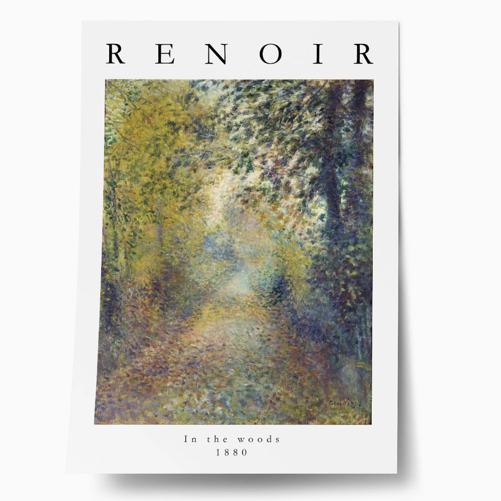 Πόστερ RENOIR - IN THE WOODS