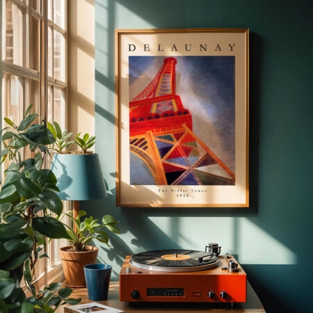 Πόστερ ROBERT DELAUNAY - THE EIFFEL TOWER - Πολεις - Χαρτες