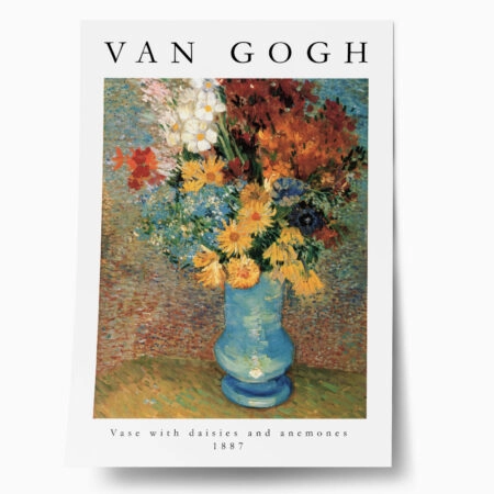 Πόστερ VAN GOGH - VASE WITH DAISIES AND ANEMONES - Posters Sticky 1