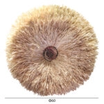 ΔΙΑΚΟΣΜΗΤΙΚΟ ΤΟΙΧΟΥ ΣΤΡΟΓΓΥΛΟ ABOR HM4717 ΙΝΕΣ SISAL ΦΥΣΙΚΟ Φ60εκ.