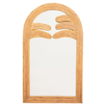 ΚΑΘΡΕΠΤΗΣ ΤΟΙΧΟΥ REFLECT HM4367 ΦΥΣΙΚΟ RATTAN 60x4,5x100Υεκ. - Καθρέπτες