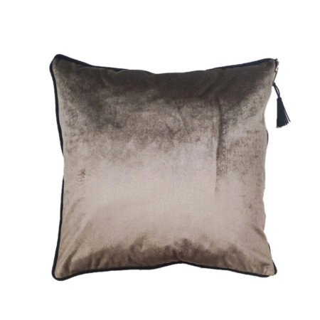 VELLUT ΔΙΑΚΟΣΜΗΤΙΚΟ ΜΑΞΙΛΑΡΙ 45x45 ΥΦΑΣΜΑ ΓΚΡΙ POLYESTER - Διακοσμητικά Μαξιλάρια