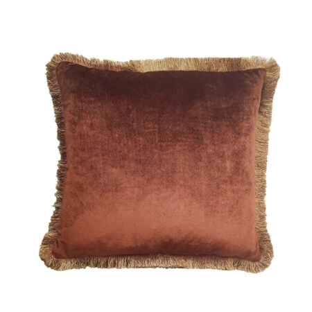 TRES ΔΙΑΚΟΣΜΗΤΙΚΟ ΜΑΞΙΛΑΡΙ 45x45 ΥΦΑΣΜΑ TERRACOTTA POLYESTER - Διακοσμητικά Μαξιλάρια