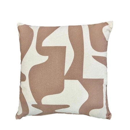 NEYSA ΔΙΑΚΟΣΜΗΤΙΚΟ ΜΑΞΙΛΑΡΙ 45x45 ΒΑΜΒΑΚΙ IVORY ΜΠΕΖ POLYESTER - Διακοσμητικά Μαξιλάρια