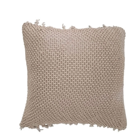 ARNAV ΔΙΑΚΟΣΜΗΤΙΚΟ ΜΑΞΙΛΑΡΙ 45x45 ΥΦΑΣΜΑ ΜΠΕΖ POLYESTER - Διακοσμητικά Μαξιλάρια