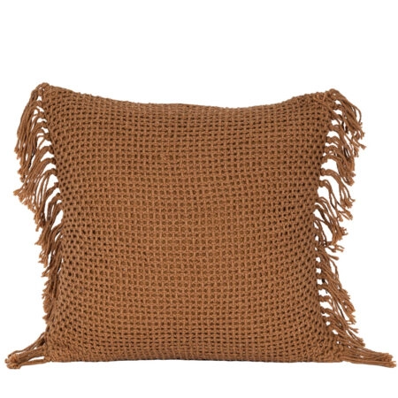 ARNAV ΔΙΑΚΟΣΜΗΤΙΚΟ ΜΑΞΙΛΑΡΙ 45x45 ΥΦΑΣΜΑ CARAMEL POLYESTER - Διακοσμητικά Μαξιλάρια