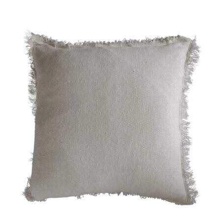 BELUD ΔΙΑΚΟΣΜΗΤΙΚΟ ΜΑΞΙΛΑΡΙ 45x45 ΥΦΑΣΜΑ ΛΕΥΚΟ POLYESTER - Διακοσμητικά Μαξιλάρια
