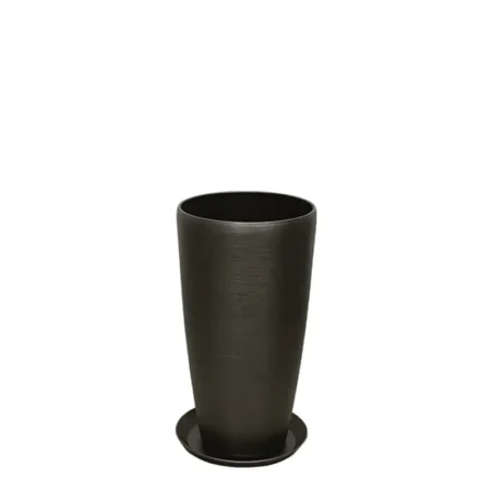 STONE POLYRESIN ΚΑΣΠΩ ΜΕ ΠΙΑΤΟ ΓΚΡΙ ΟΨΙΔΙΑΝΟY ΜΙΚΡΟ - Φ23x42cm