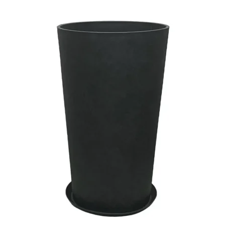STONE POLYRESIN ΚΑΣΠΩ ΜΕ ΠΙΑΤΟ ΜΑΥΡΟ ΑΝΘΡΑΚΙ ΚΩΝIKO ΨΗΛΟ ΜΕΓΑΛΟ - Φ45.5x76cm