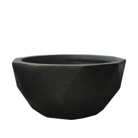 ΚΑΣΠΩ FIBERCLAY ΜΕΓΑΛΟ ΑΝΘΡΑΚΙ ΓΡΑΝΙΤΗ ΠΟΛΥΓΩΝΟ-ΓΑΒΑΘΑ - Φ54x26cm - Κασπω