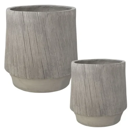 FIBERCLAY ΚΑΣΠΩ ΣΕΤ/3 ΜΠΕΖ ΞΥΛΟ - S:Φ32.5x32.5,M:Φ32.5x32.5, L:Φ45x45cm - Κασπω