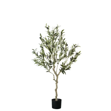 ΔΕΝΤΡΟ ΕΛΙΑΣ ΤΕΧΝΗΤΟ ΣΕ ΓΛΑΣΤΡΑ - Y120cm 4/KIB - Τεχνητά Φυτά και Δέντρα